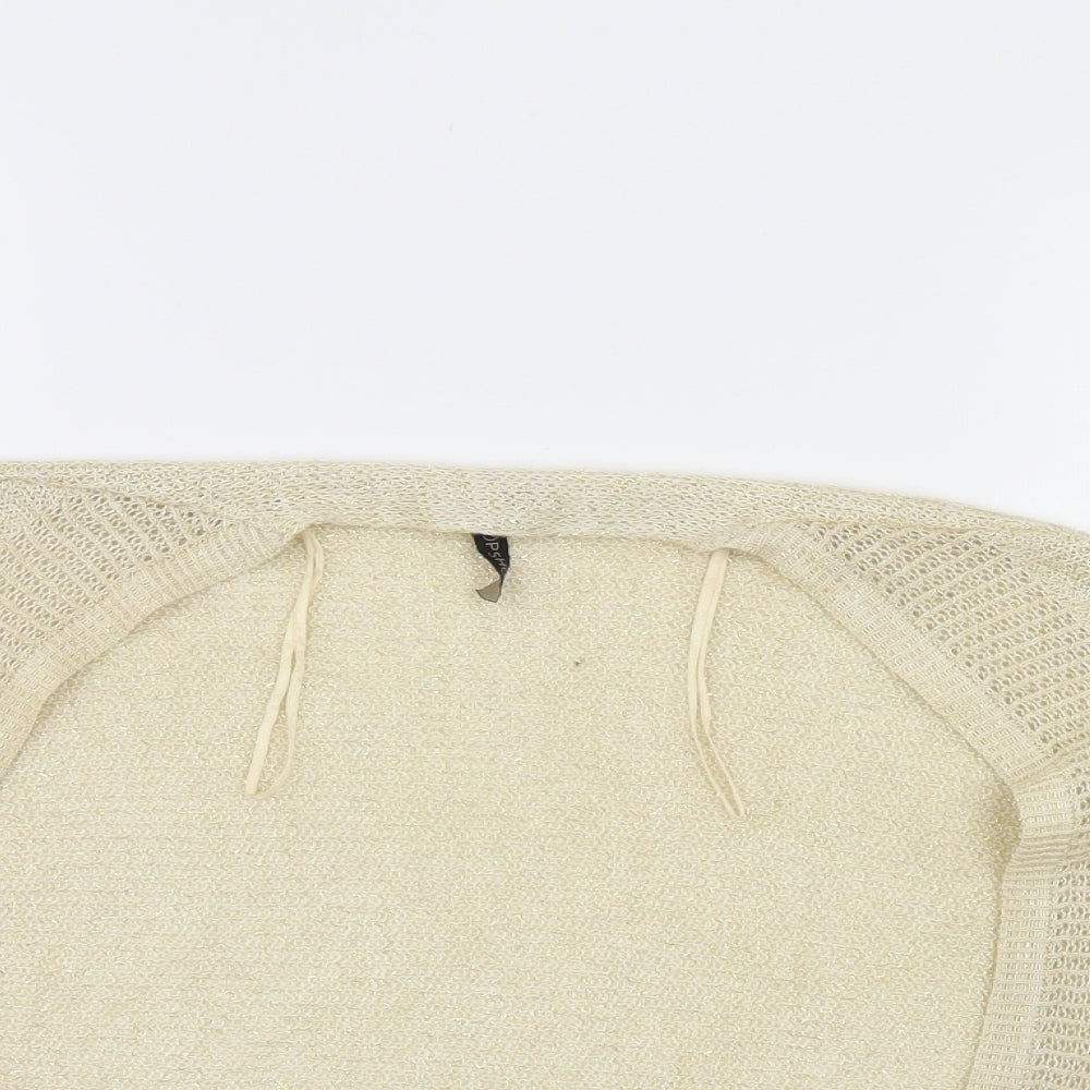 Top Shop Womens Ivory   Shrug Jumper Size 10