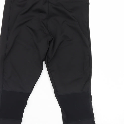 Sport fx Womens Black   Track Pants Leggings Size 12 L20 in