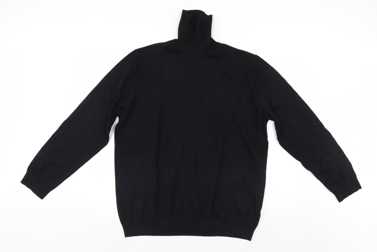 M&S Mens Black   Pullover Jumper Size XL