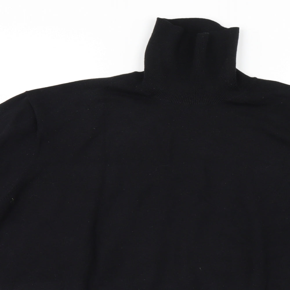 M&S Mens Black   Pullover Jumper Size XL