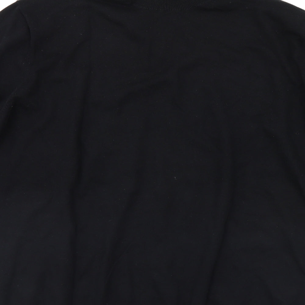 M&S Mens Black   Pullover Jumper Size XL