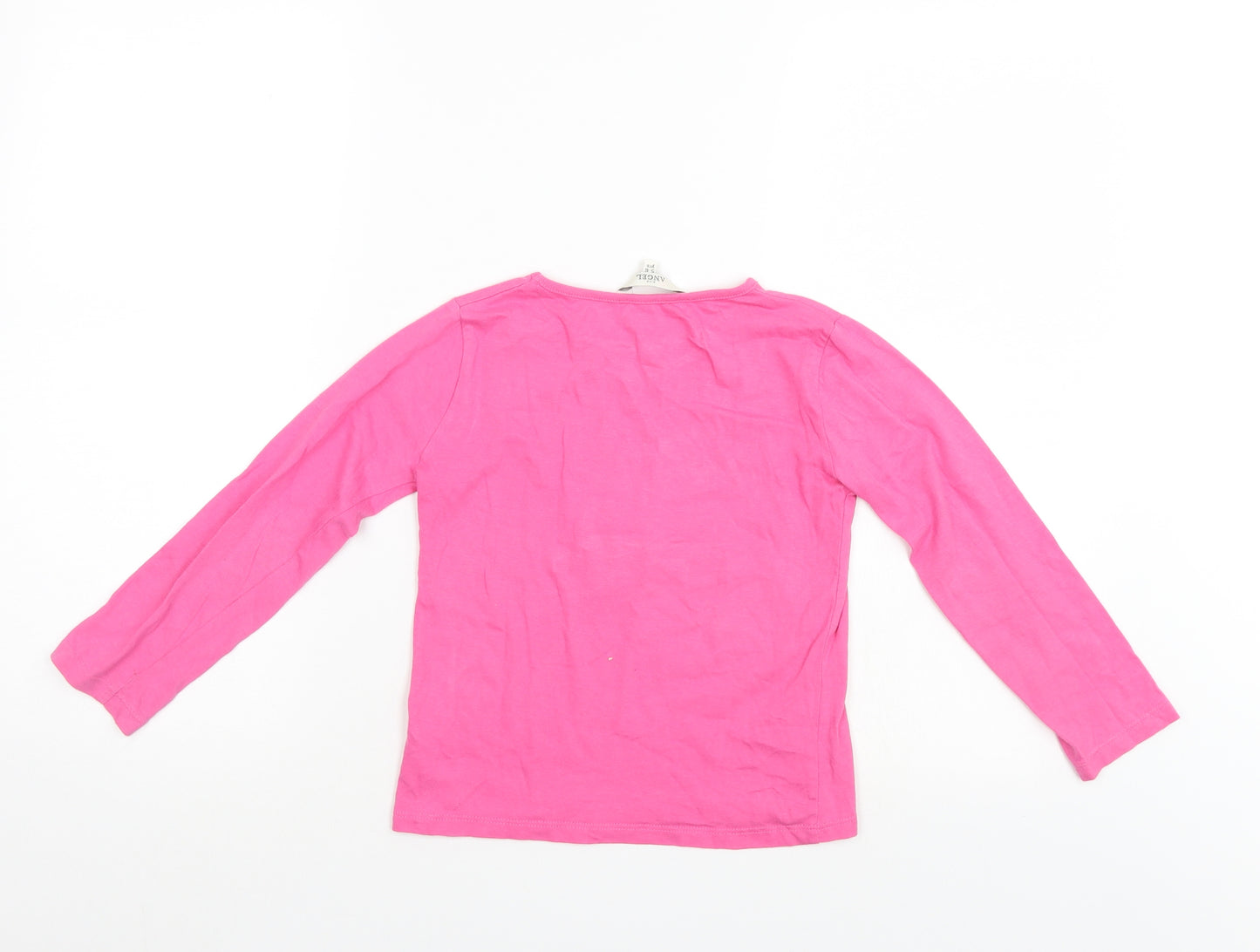 Angel Girls Pink   Henley Jumper Size 5-6 Years