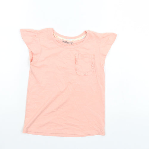 Nutmeg Girls Pink   Basic Polo Size 5-6 Years