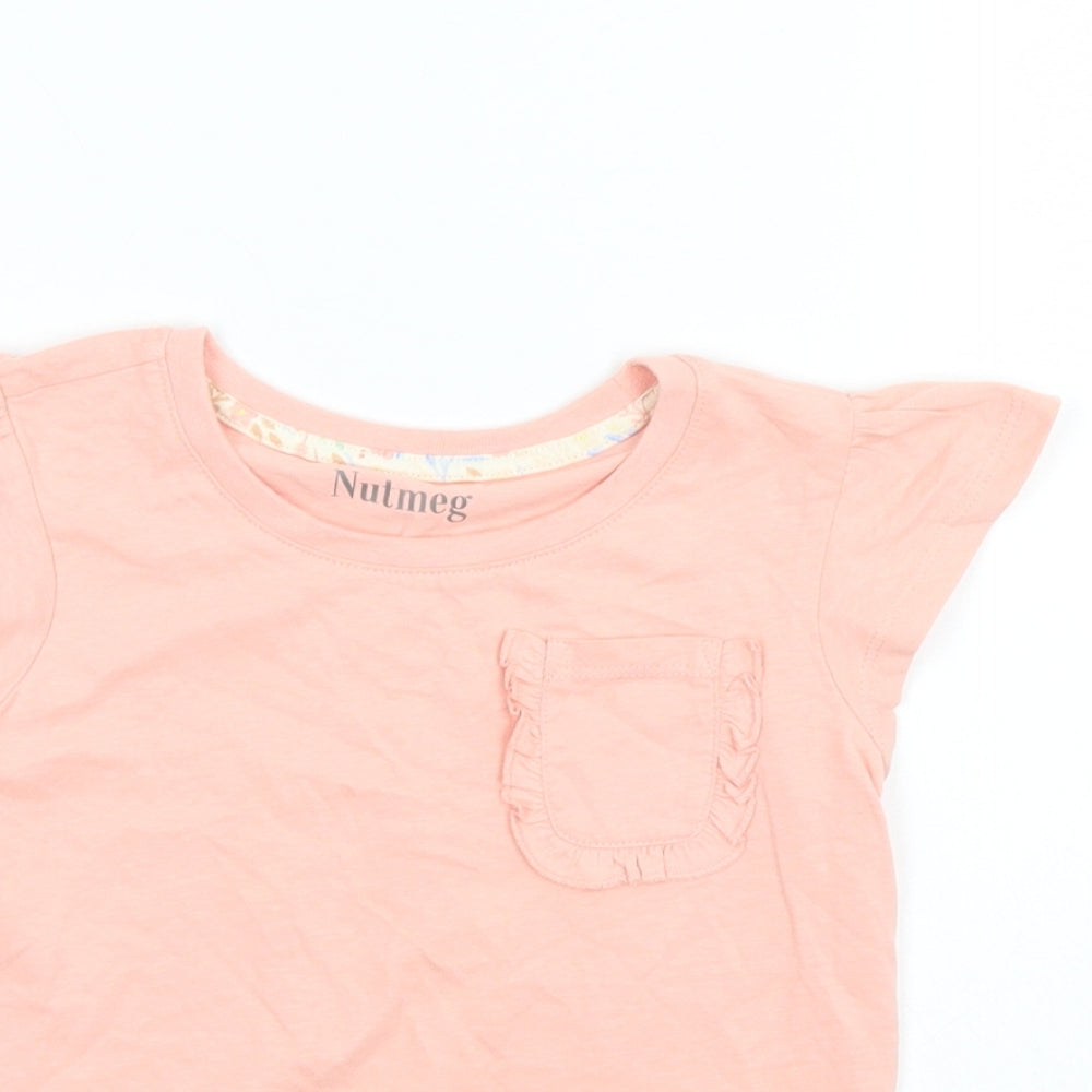 Nutmeg Girls Pink   Basic Polo Size 5-6 Years