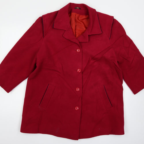 Preworn Womens Pink   Jacket Coat Size 18