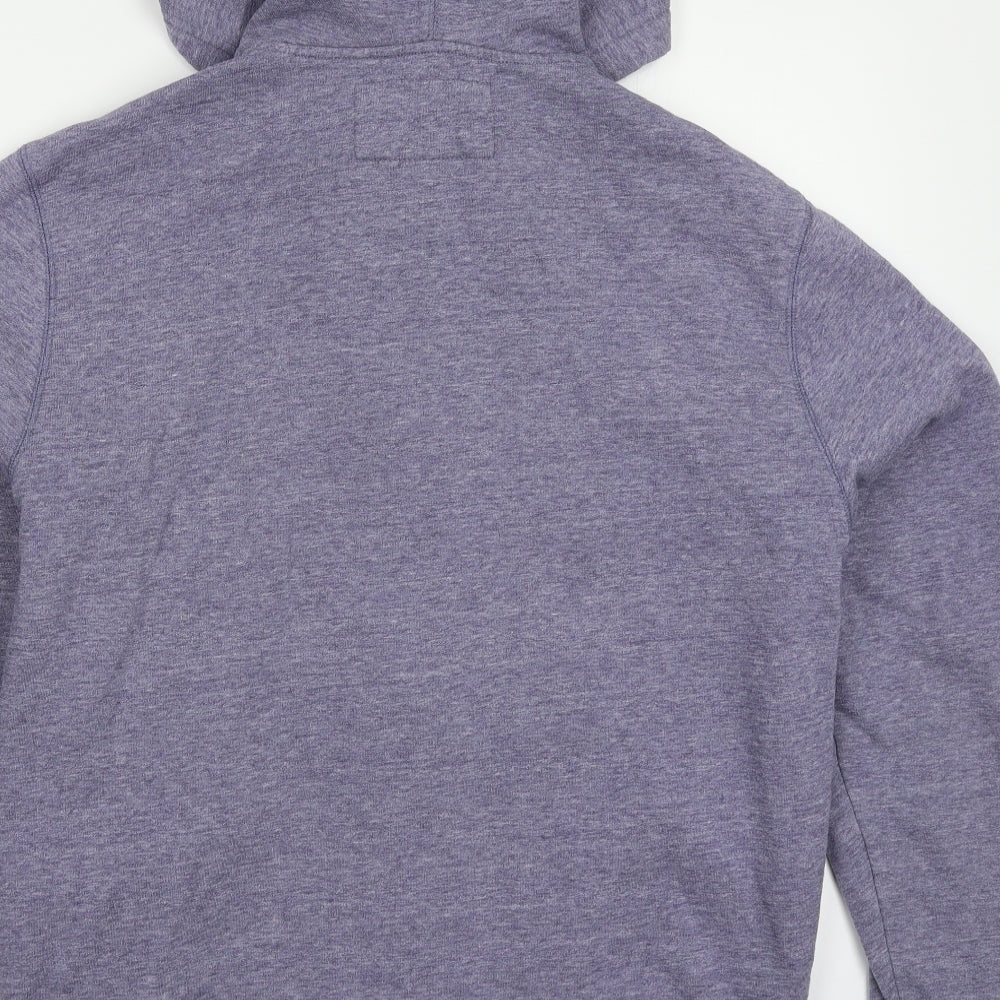 Penguin Mens Purple   Full Zip Hoodie Size L