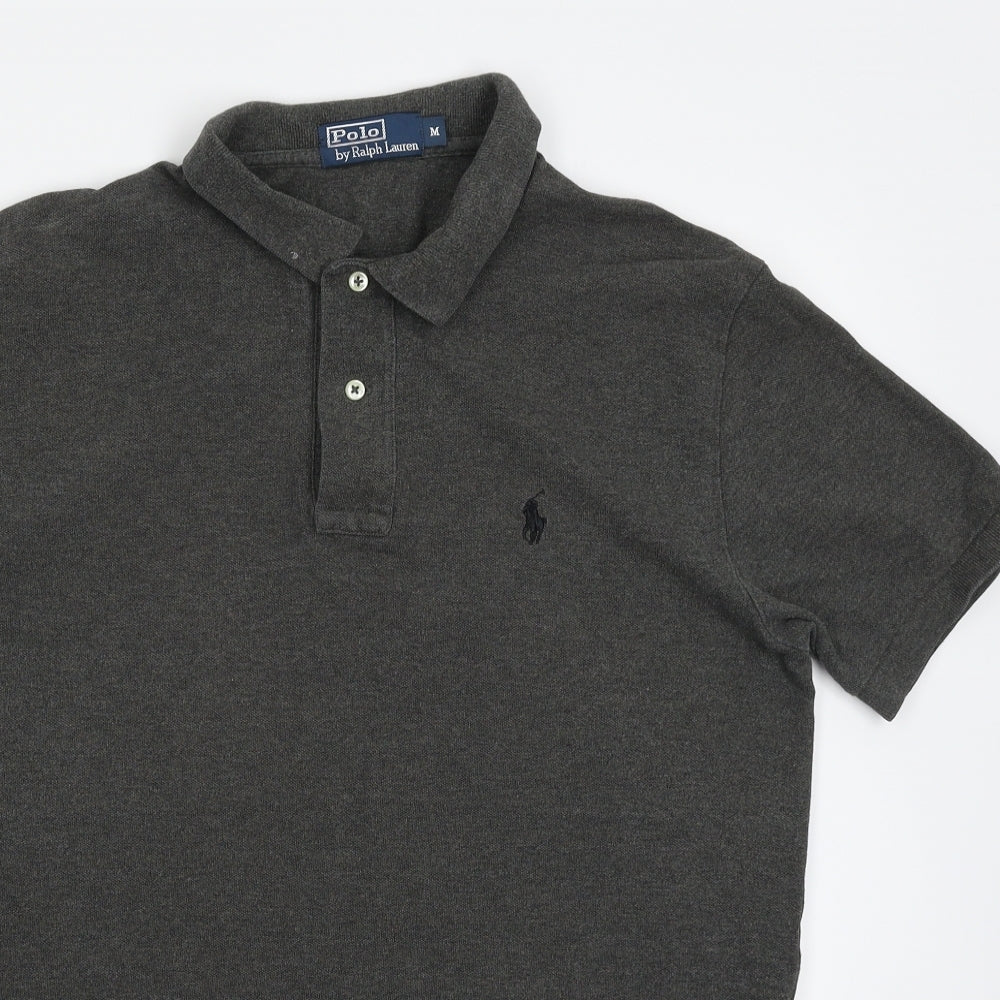 Polo Ralph Lauren Mens Grey    Polo Size M