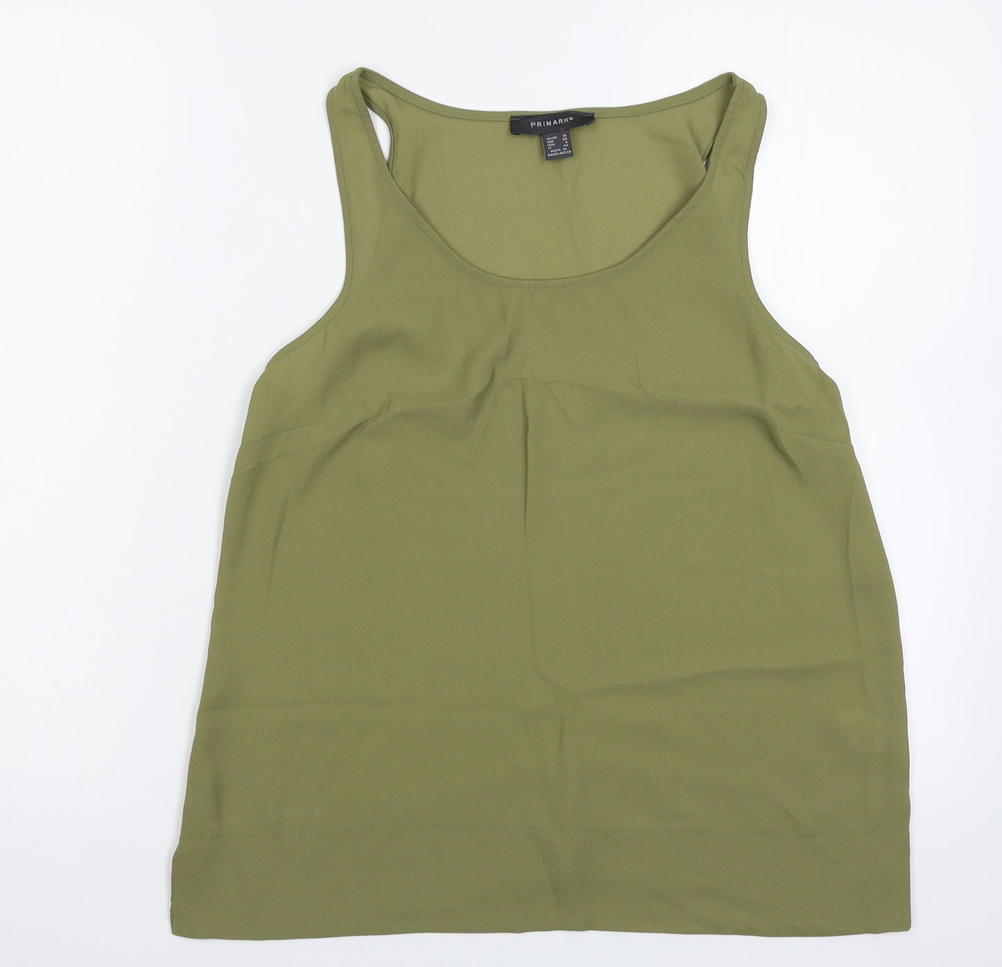 Primark Womens Green   Basic Tank Size 10