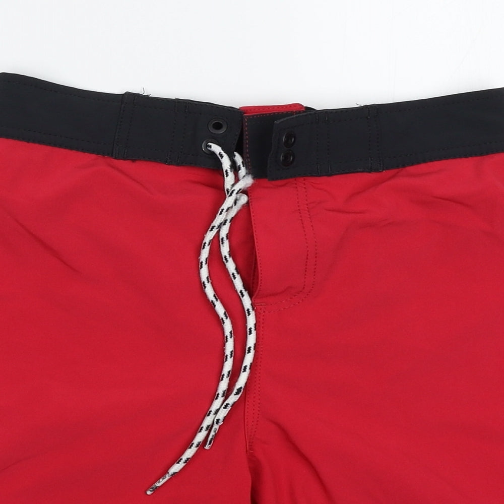 Animal Boys Red   Bermuda Shorts Size 11-12 Years