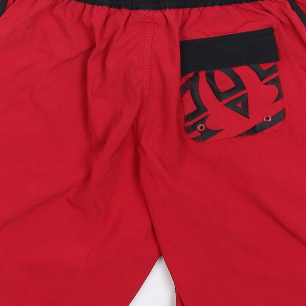 Animal Boys Red   Bermuda Shorts Size 11-12 Years