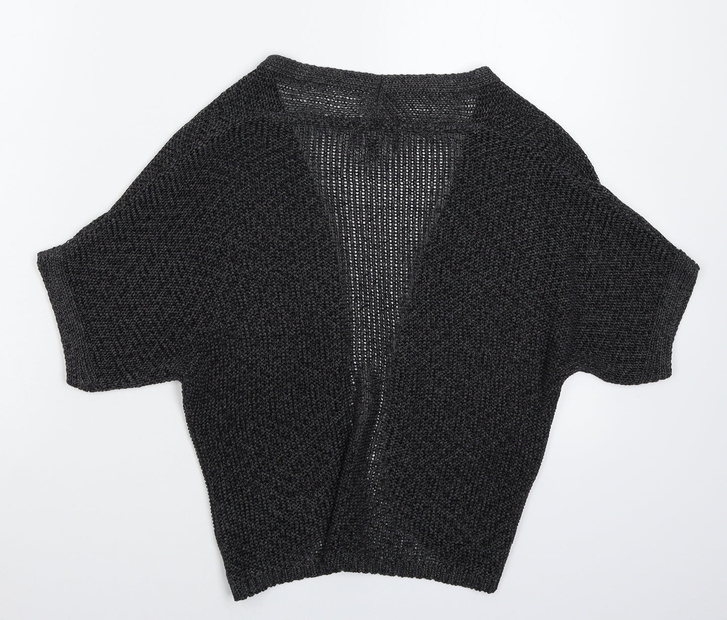 Per Una Womens Grey  Knit Cardigan Jumper Size 10