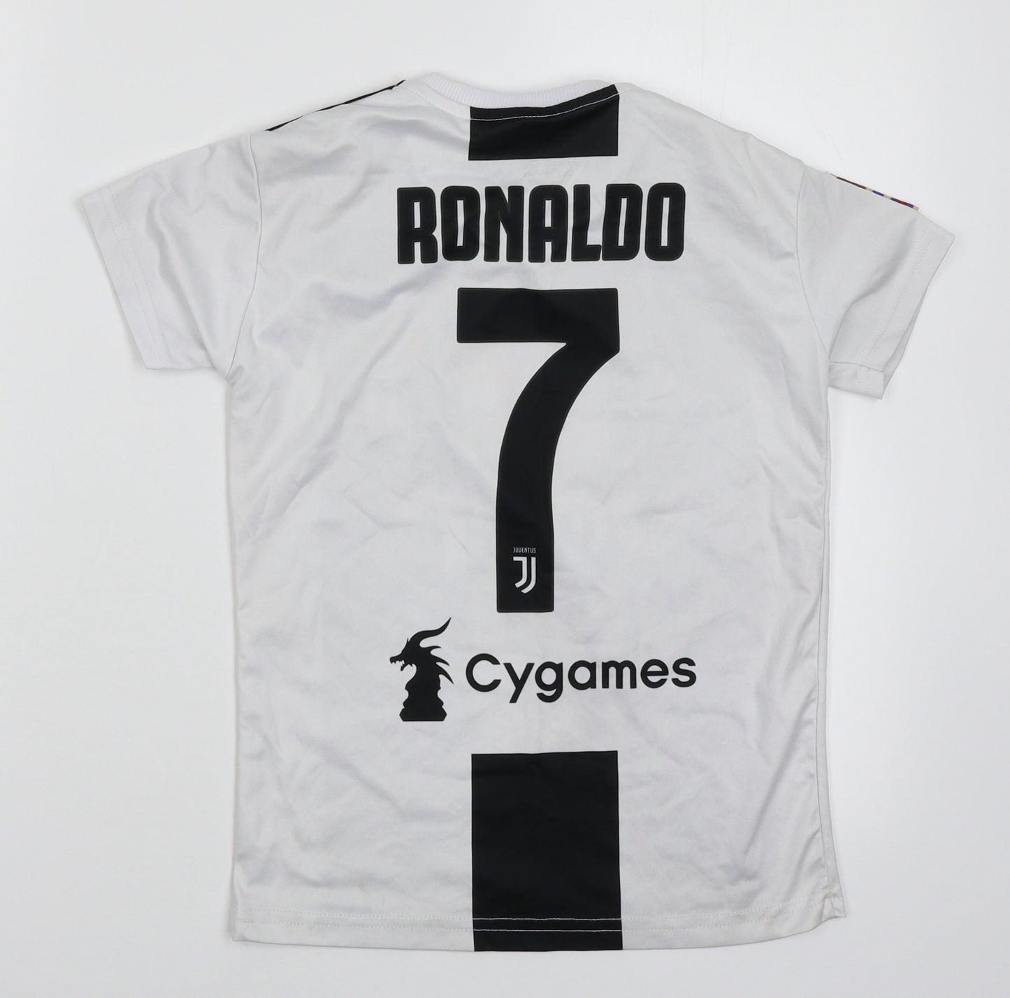 adidas Boys Multicoloured Striped  Jersey T-Shirt Size 10 Years  - Ronaldo