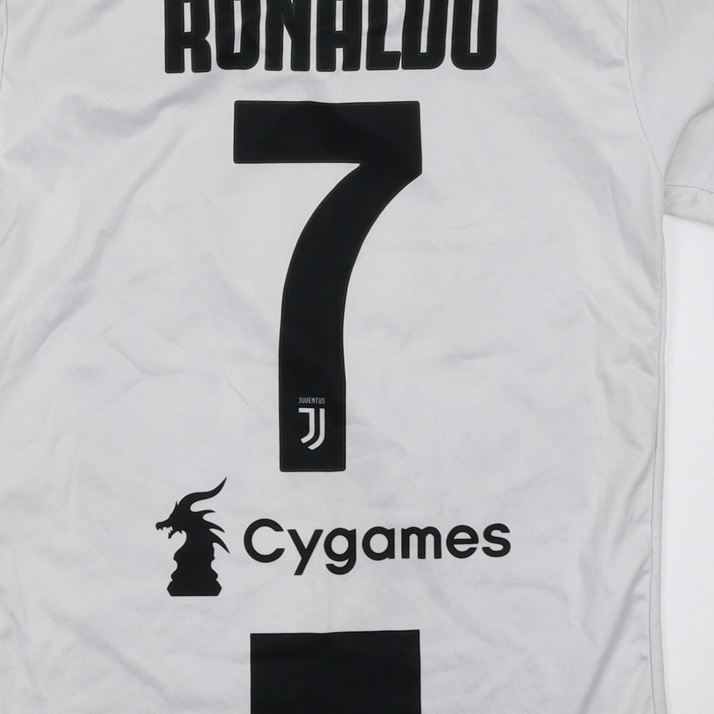 adidas Boys Multicoloured Striped  Jersey T-Shirt Size 10 Years  - Ronaldo