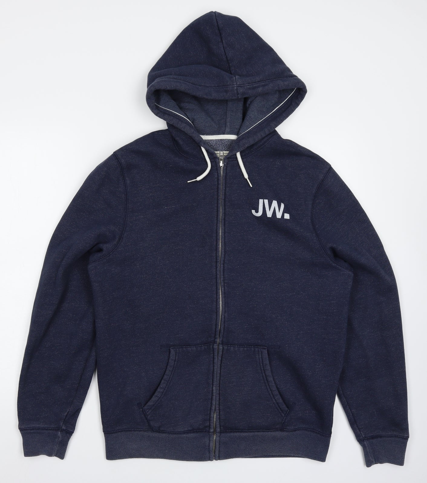 Jack Wills Mens Blue   Full Zip Hoodie Size XL