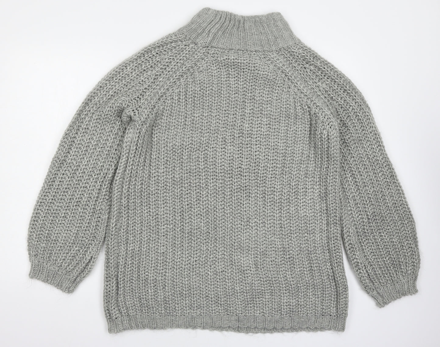 VERO MODA Womens Grey  Knit Pullover Jumper Size M  - oversized