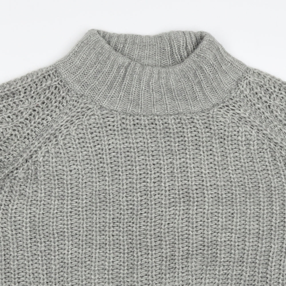 VERO MODA Womens Grey  Knit Pullover Jumper Size M  - oversized