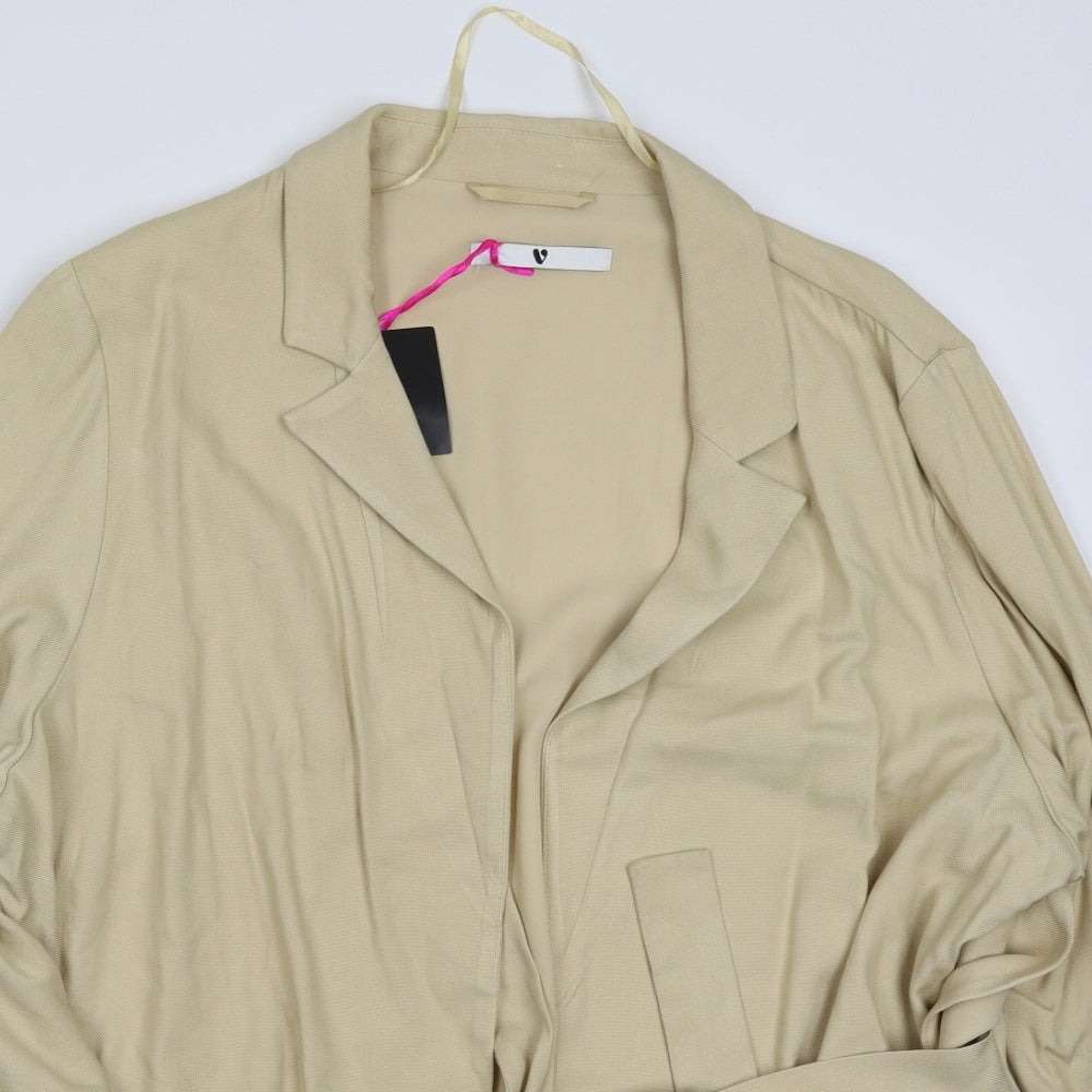 Very Womens Beige   Jacket Blazer Size 22