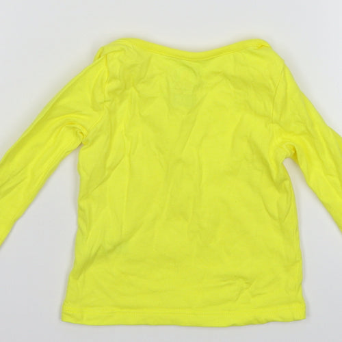 F&F Baby Yellow   Basic T-Shirt Size 3-6 Months