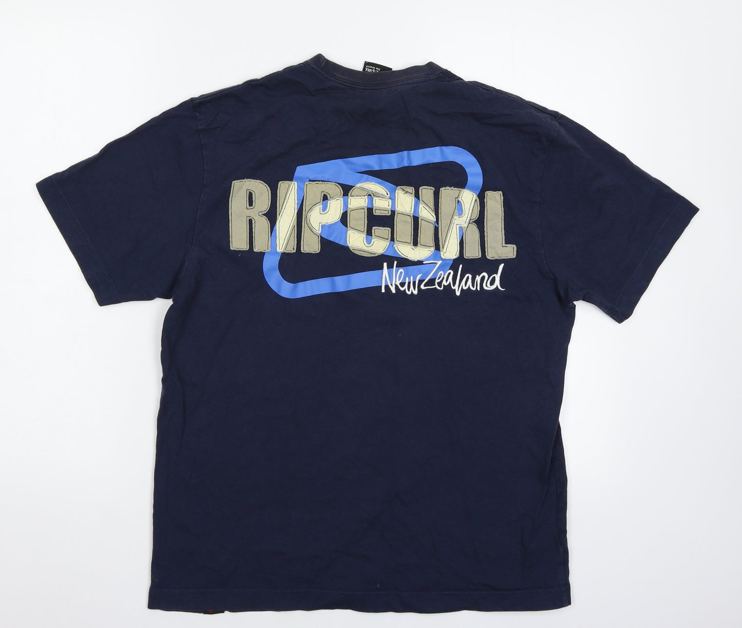 RIP CURL Mens Blue    T-Shirt Size S