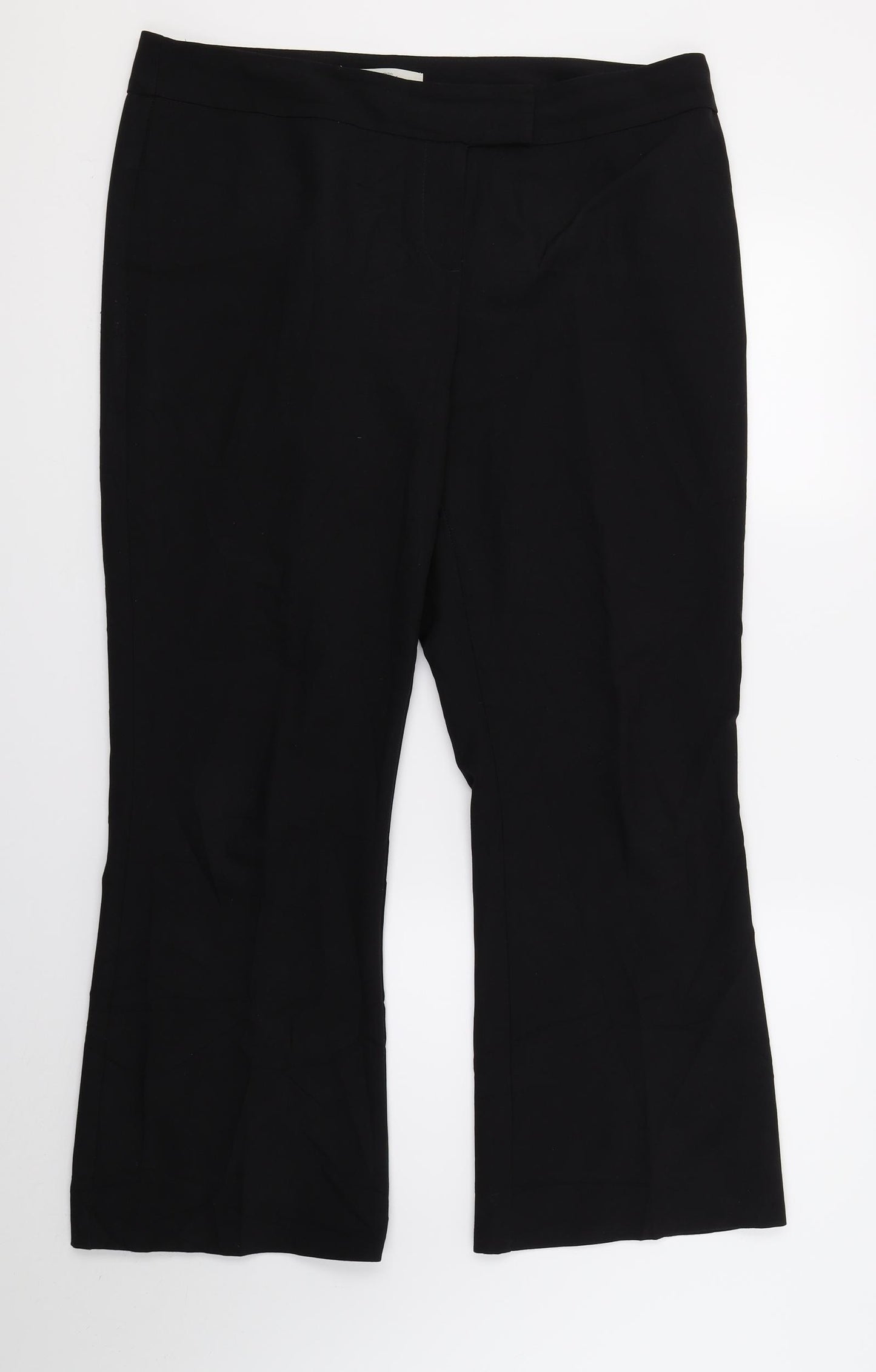 George Womens Black   Trousers  Size 16 L28 in