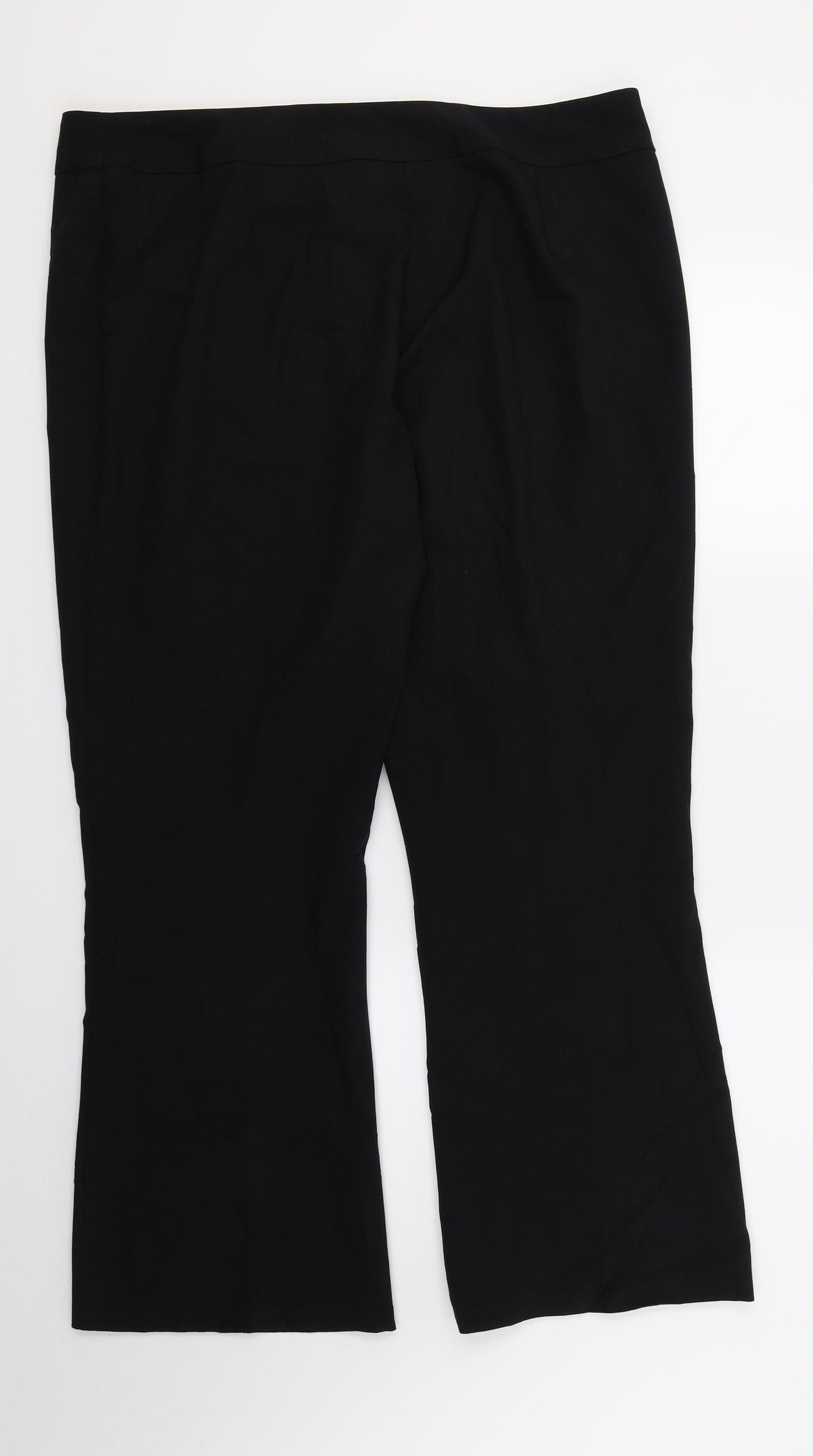 George Womens Black   Trousers  Size 16 L28 in