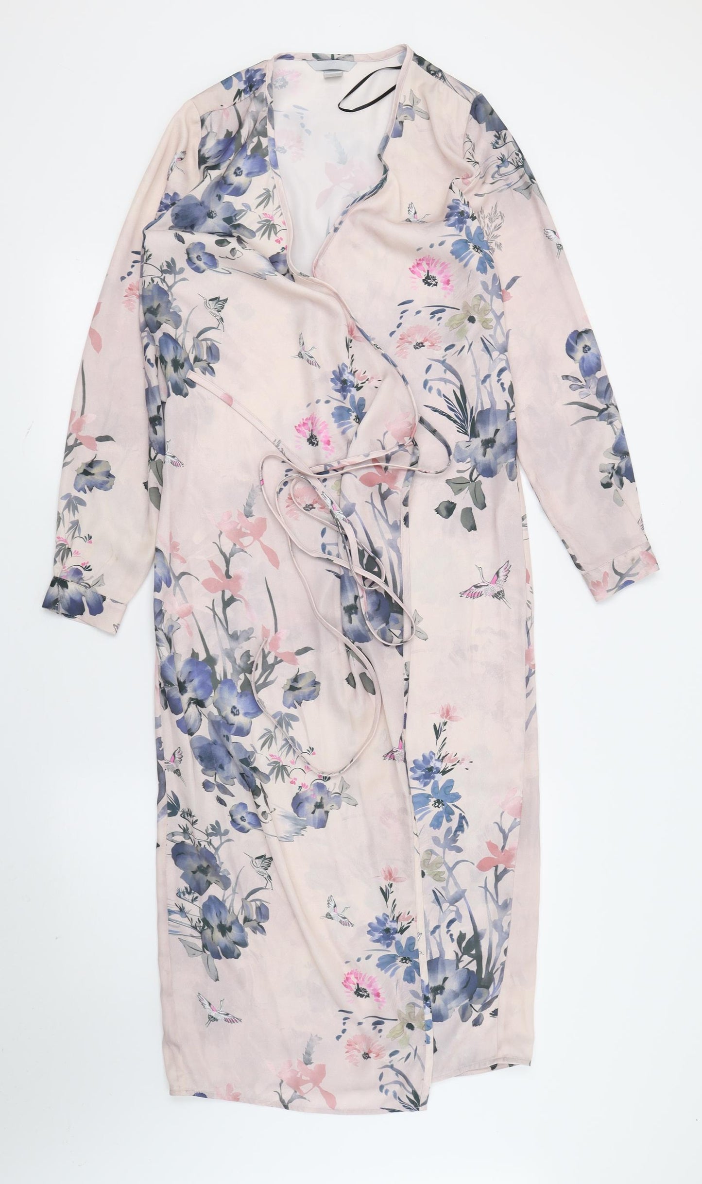 H&M Womens Pink Floral  Top Robe Size 6