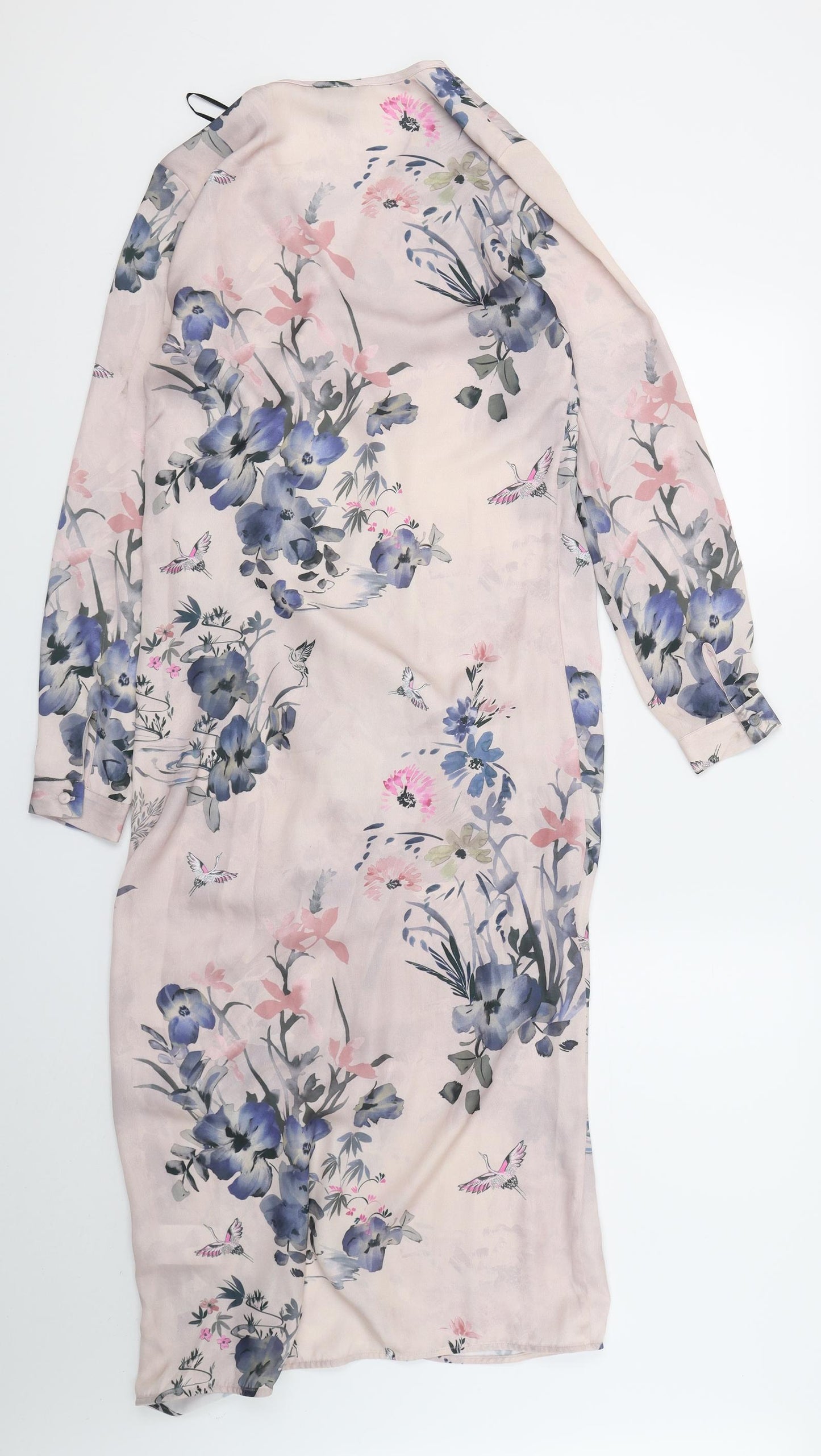H&M Womens Pink Floral  Top Robe Size 6
