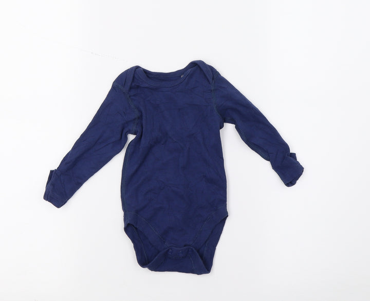 M&S Baby Blue Babygrow One-Piece Size 0-3 Months
