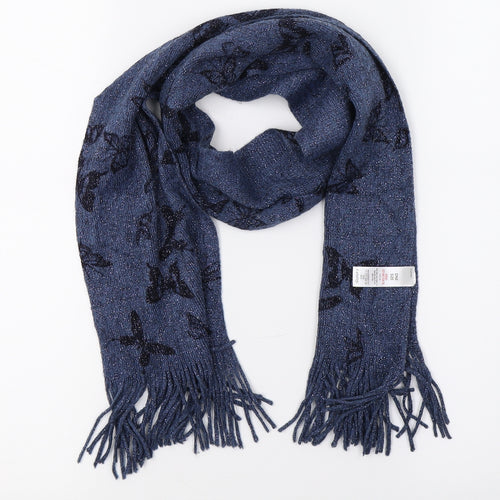George Girls Blue Geometric  Scarf Scarves & Wraps One Size