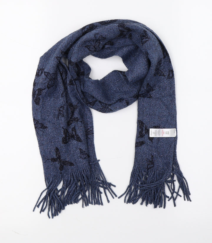 George Girls Blue Geometric Scarf Scarves & Wraps One Size