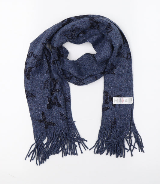George Girls Blue Geometric  Scarf Scarves & Wraps One Size