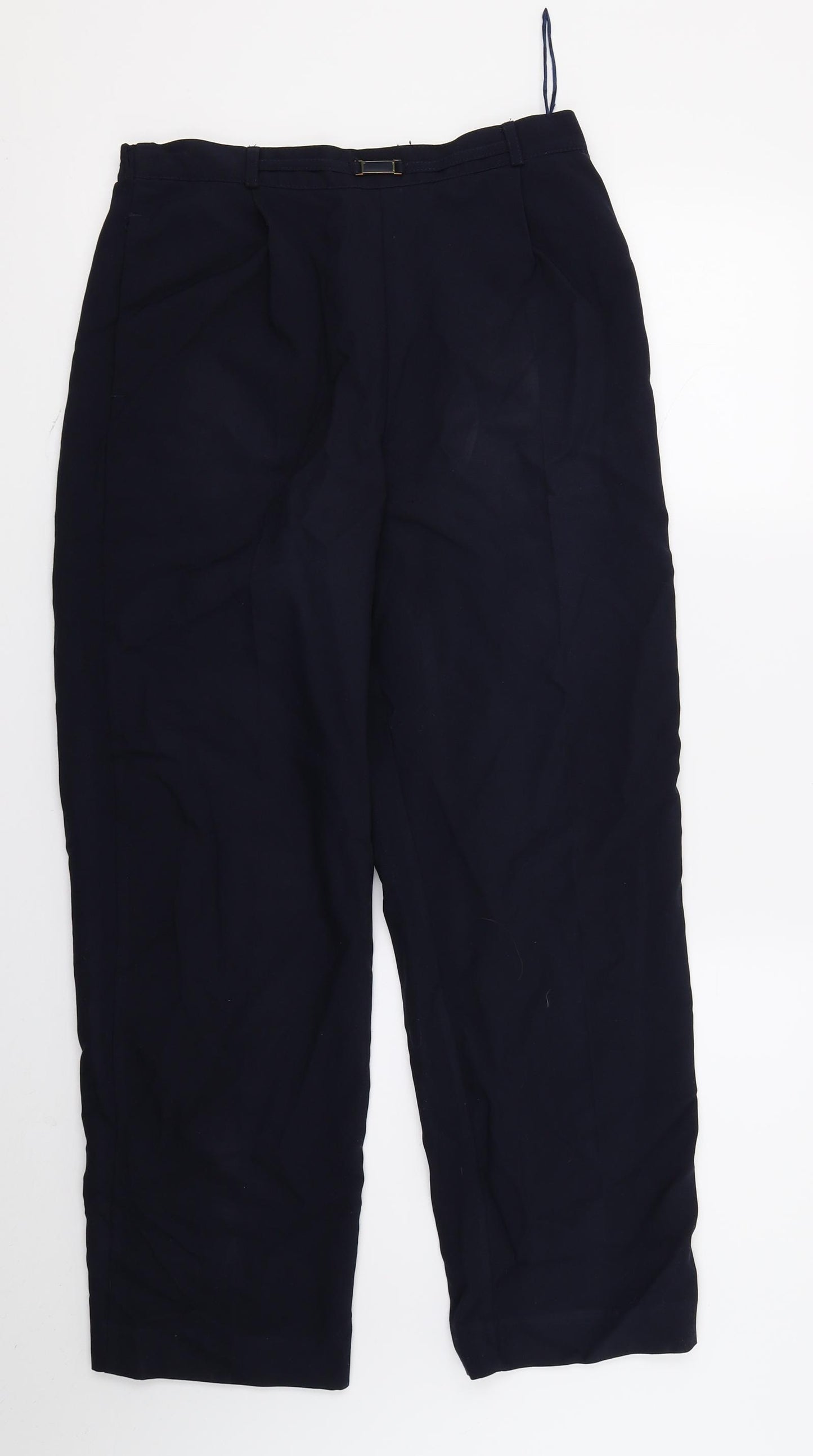 BM Womens Blue   Trousers  Size 10 L26 in