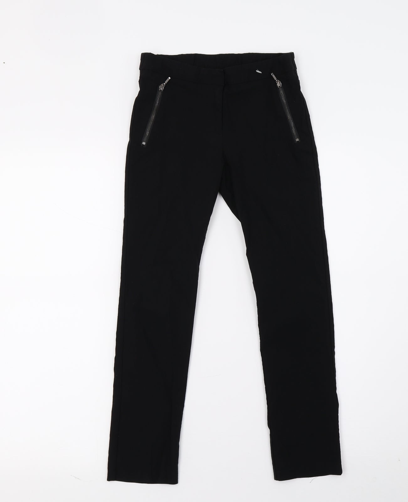 F&F Girls Black    Trousers Size 8-9 Years