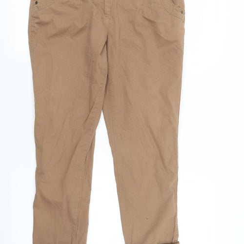BHS Womens Brown   Trousers  Size 12 L26 in