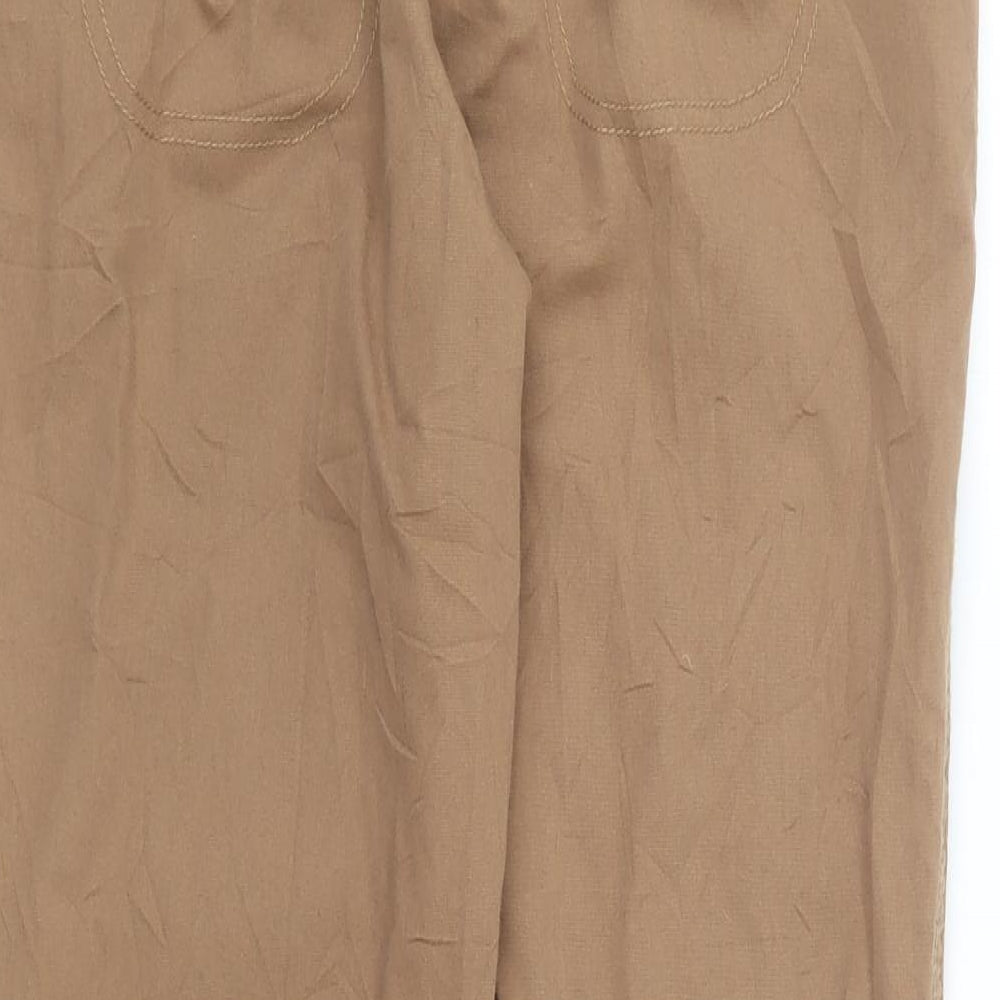 BHS Womens Brown   Trousers  Size 12 L26 in