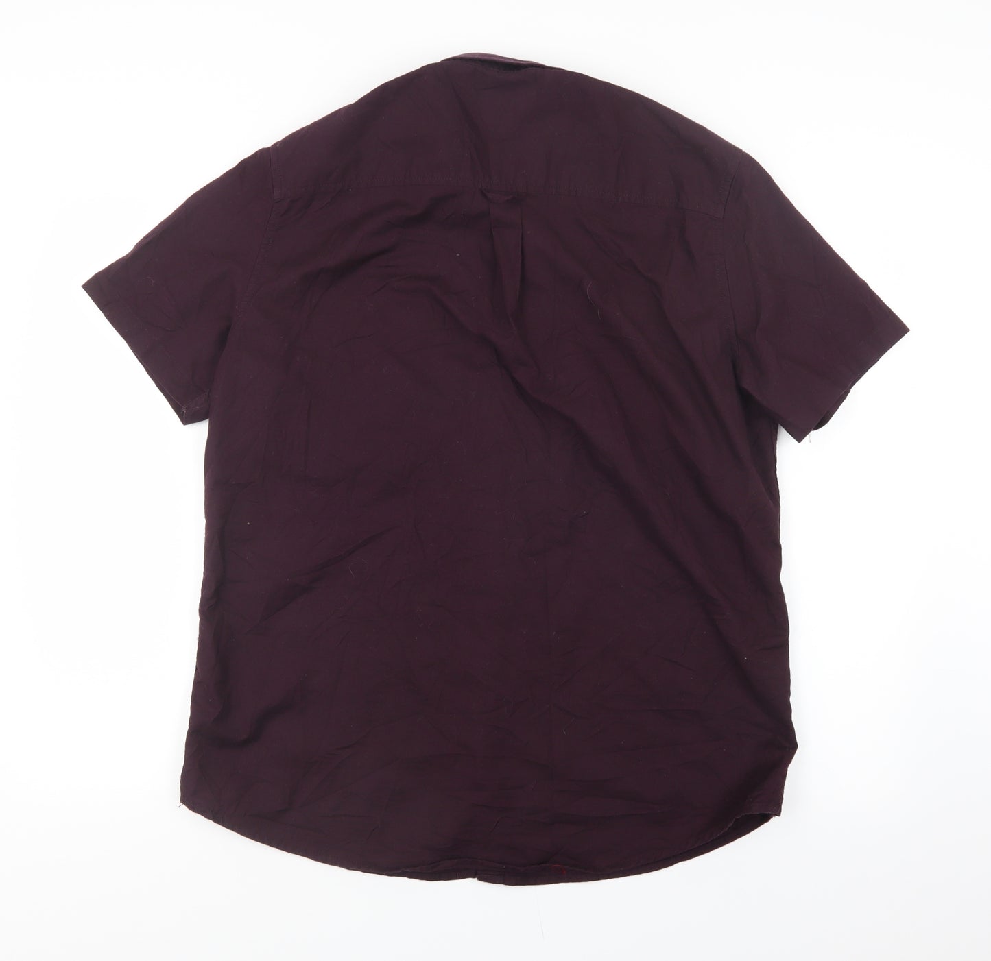 Burton Mens Purple    Button-Up Size L