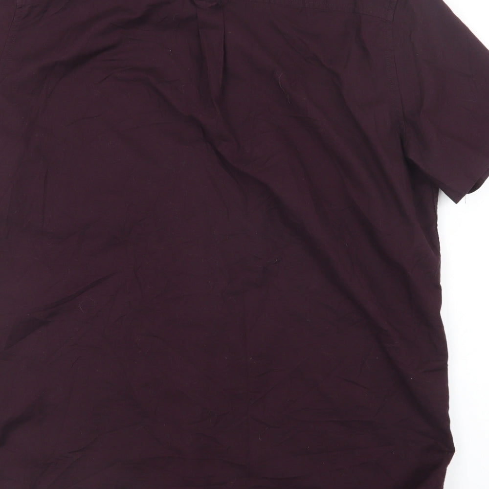 Burton Mens Purple    Button-Up Size L
