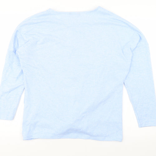 Dorothy Perkins Womens Blue  Jersey Pullover Jumper Size M
