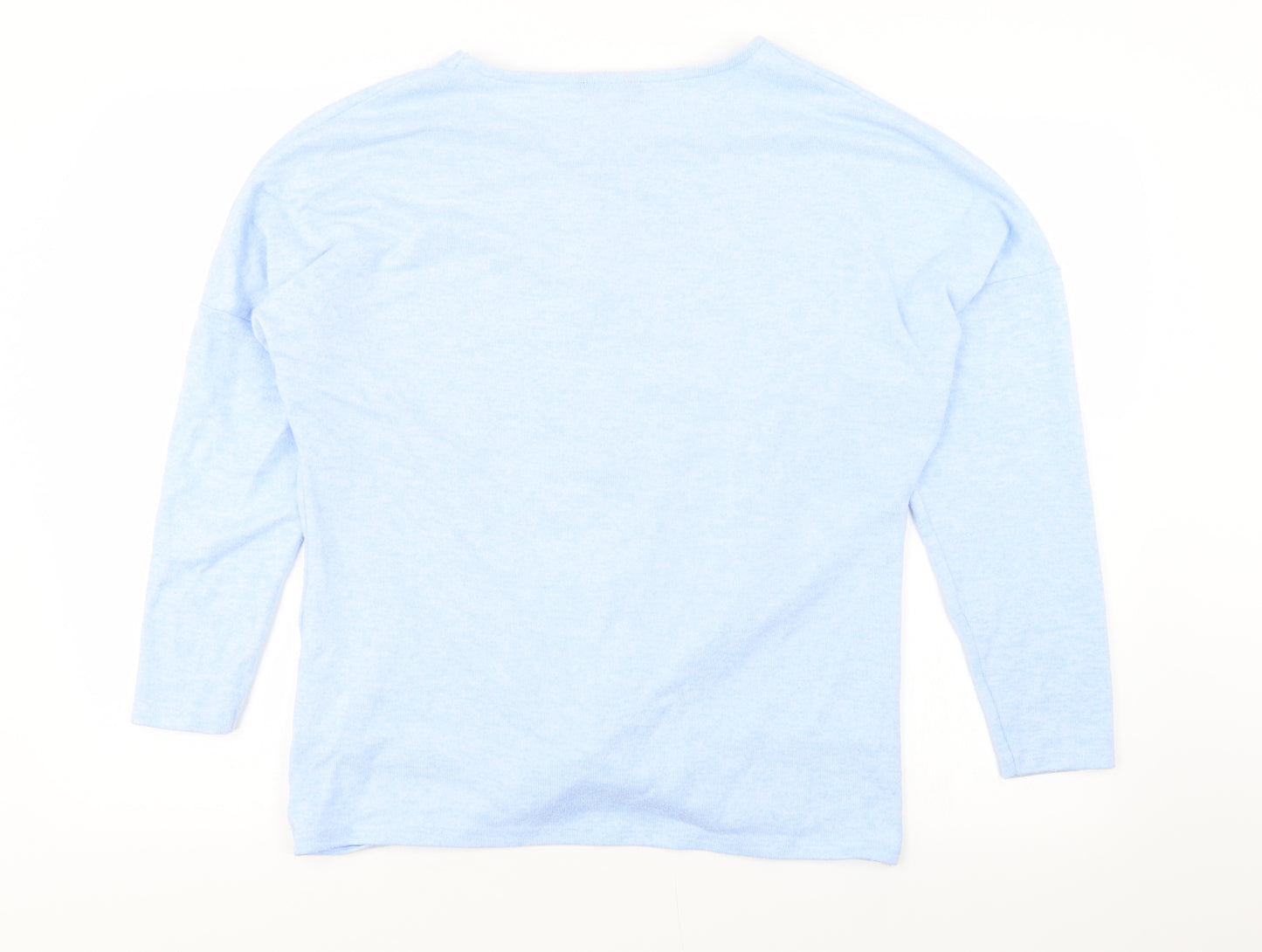 Dorothy Perkins Womens Blue  Jersey Pullover Jumper Size M