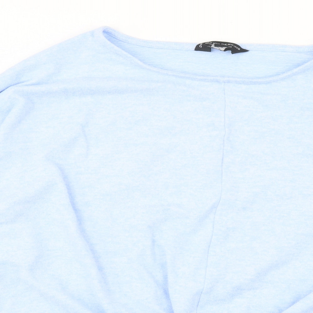 Dorothy Perkins Womens Blue  Jersey Pullover Jumper Size M