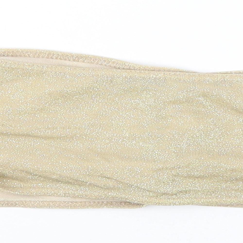 Boohoo Womens Gold   Basic T-Shirt Size 12