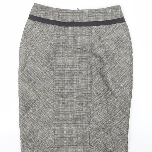 M&S Womens Beige   Straight & Pencil Skirt Size 8