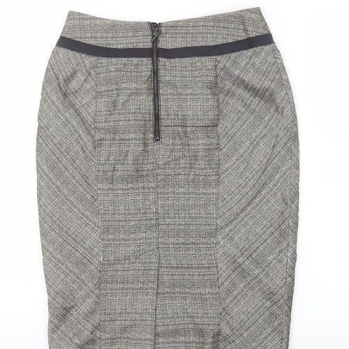 M&S Womens Beige   Straight & Pencil Skirt Size 8