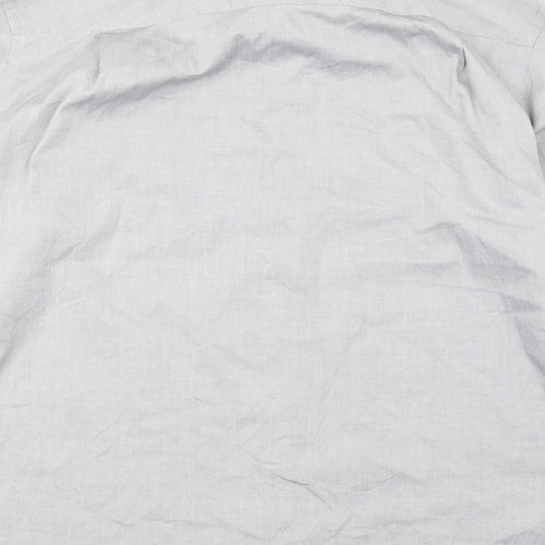 Merona Mens Grey    Button-Up Size L