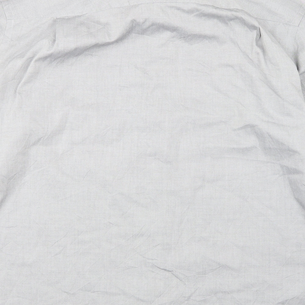 Merona Mens Grey    Button-Up Size L