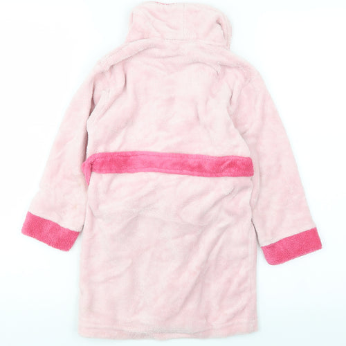 PUREKIDS Girls Pink  Fleece Top Robe Size 3-4 Years
