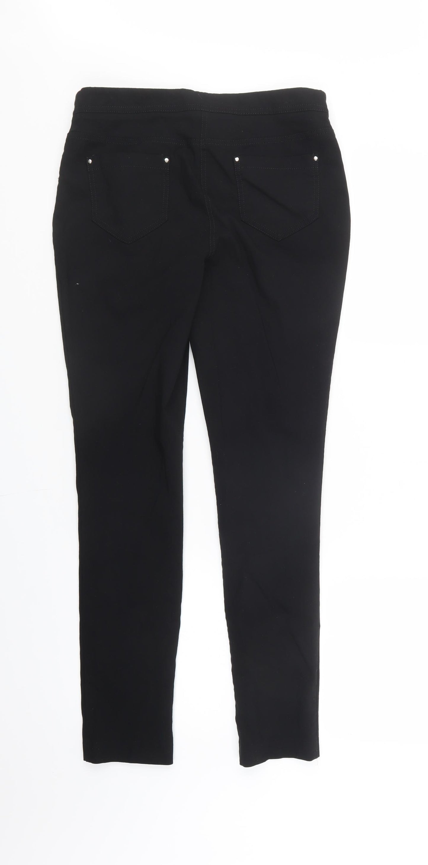 F&F Womens Black   Trousers  Size 12 L28 in