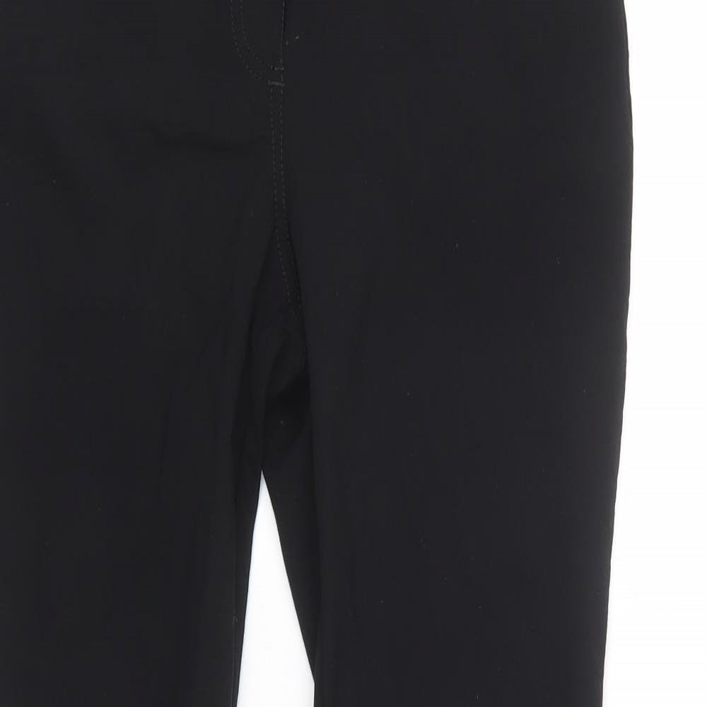 F&F Womens Black   Trousers  Size 12 L28 in