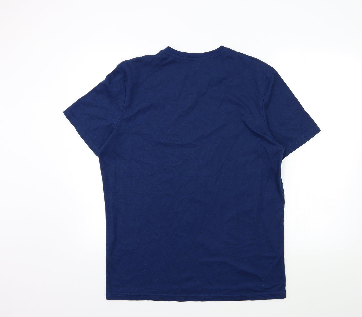 TU Mens Blue    T-Shirt Size L