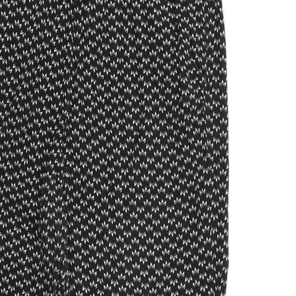 H&M Womens Black   Trousers  Size M L26 in